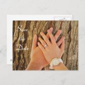 De datum opslaan aankondigingskaart (Voorkant / Achterkant)