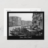 De datum opslaan aankondigingskaart (Voorkant / Achterkant)