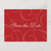 De datum opslaan aankondigingskaart (Voorkant)