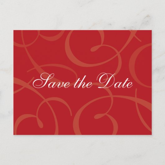 De datum opslaan aankondigingskaart (Voorkant)