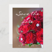 De datum opslaan aankondigingskaart (Voorkant / Achterkant)