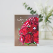 De datum opslaan aankondigingskaart (Staand voorkant)