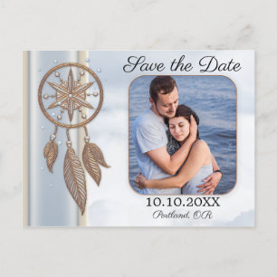 De datum opslaan Foto Dreamcatcher Briefkaart