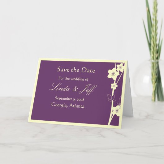 De datum opslaan - Framed Branch Aankondiging (Voorkant)