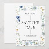 De datum opslaan kaart (Voorkant / Achterkant)