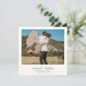 De datum opslaan kaart (Staand voorkant)