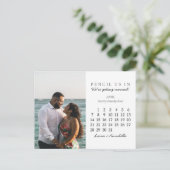 De datum opslaan Kalender april 2024 Kalender Briefkaart (Staand voorkant)