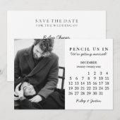 De datum opslaan | Kalender maand december 2021 Kaart (Voorkant / Achterkant)