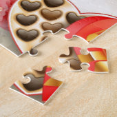 De datum opslaan legpuzzel (Zijkant)