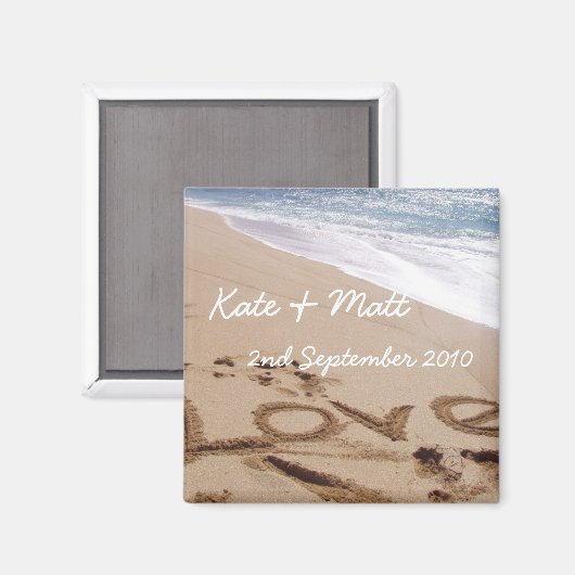 De datum opslaan magneet (Voorkant / Achterkant)