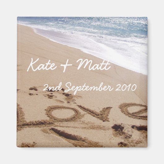 De datum opslaan magneet (Voorkant)