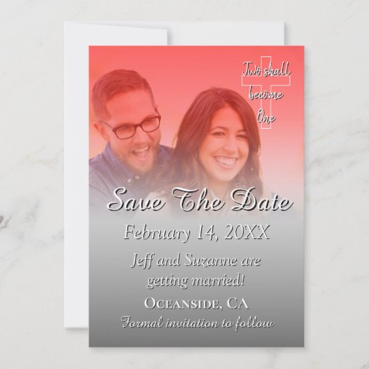 De datum opslaan Photo Red Filter aankondiging (Voorkant)