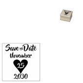 De datum opslaan 	rubberstempel (Gestempeld)