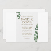 De datum opslaan save the date (Voorkant / Achterkant)