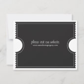 De datum opslaan save the date (Achterkant)
