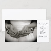 De datum opslaan save the date (Voorkant / Achterkant)