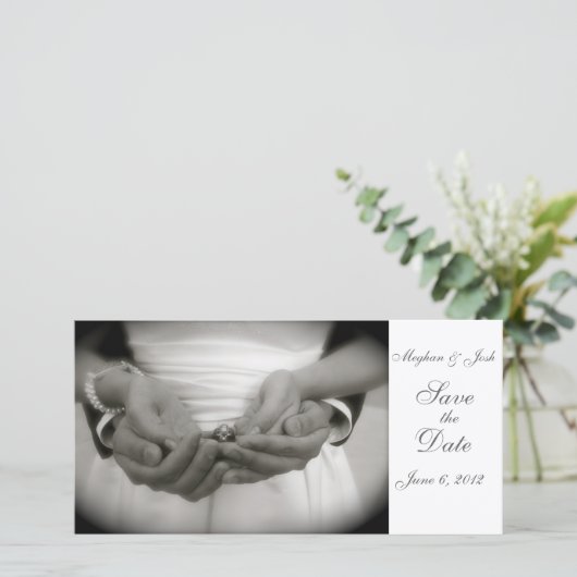 De datum opslaan save the date (Staand voorkant)