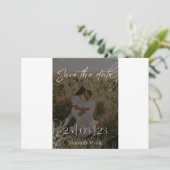 De datum opslaan save the date (Staand voorkant)