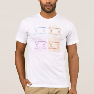 De datum/ster van David opslaan T-shirt