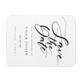 De datum stille kalender opslaan magneet (Horizontaal)