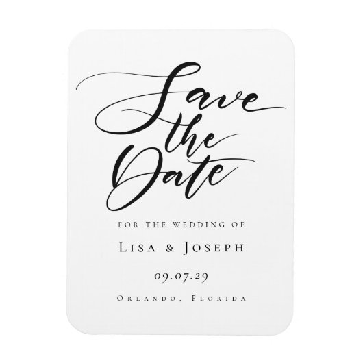 De datum stille kalender opslaan magneet (Verticaal)