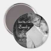 De datum-uw foto opslaan magneet (Voorkant / Achterkant)