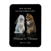 De datum van onze vruchtendag opslaan magneet (Verticaal)