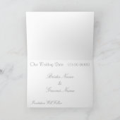 De datum Wenskaarten opslaan Aankondiging (Binnen)