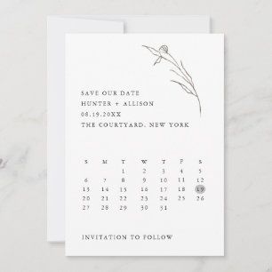 De datumagenda opslaan save the date