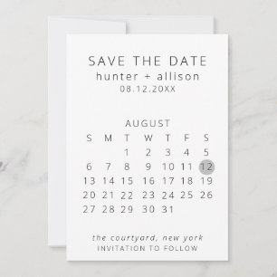 De datumagenda opslaan save the date