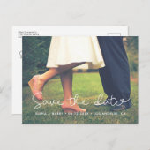 De datumfoto opslaan aankondigingskaart (Voorkant / Achterkant)