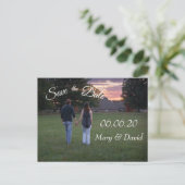 De datumfoto opslaan briefkaart (Staand voorkant)