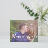 De datumfoto opslaan save the date (Staand voorkant)