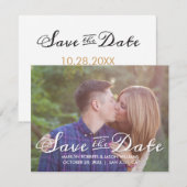 De datumfoto opslaan save the date (Voorkant / Achterkant)