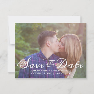 De datumfoto opslaan save the date