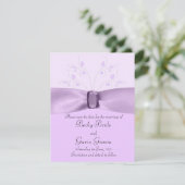 De datumkaart Lavender Lane opslaan Save The Date (Staand voorkant)