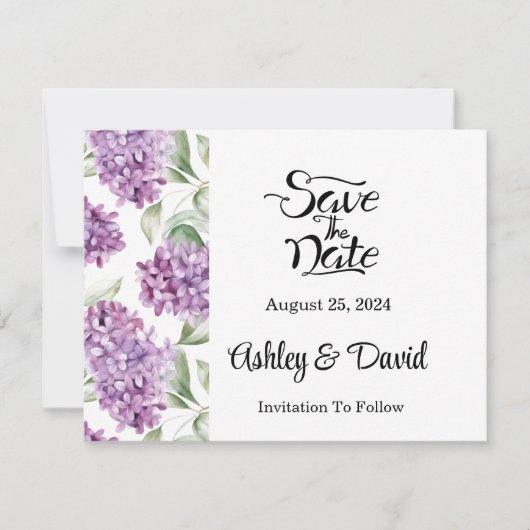 De datumkaart opslaan save the date (Voorkant)
