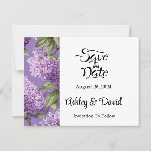 De datumkaart opslaan save the date (Voorkant)
