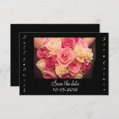 De datumkaart opslaan save the date (Voorkant / Achterkant)