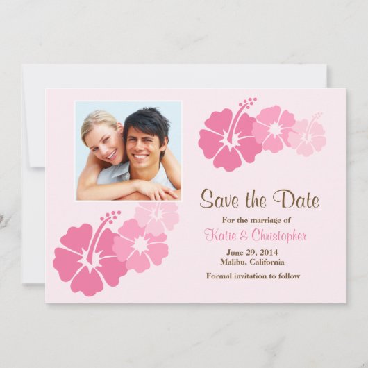 De datumkaarten opslaan save the date (Voorkant)