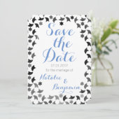 De datummailer opslaan | Adressen op rug Save The Date (Staand voorkant)