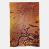 De Dauw van het koper Theedoek (Verticaal)