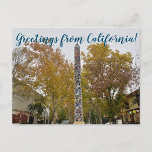 De Davis Needle Postca uit Californië Briefkaart