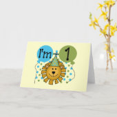 de de 1st T-shirts en Giften van de Verjaardag van Kaart (Gele Bloem)