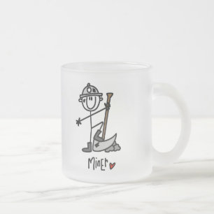 De de basis T-shirts en Giften van de Mijnwerker Matglas Koffiemok