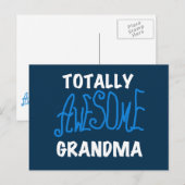 De de Blauwe T-shirts en Giften van de totaal Briefkaart (Voorkant / Achterkant)