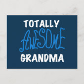 De de Blauwe T-shirts en Giften van de totaal Briefkaart (Voorkant)