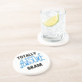 De de Blauwe T-shirts en Giften van het totaal Zandsteen Onderzetter (Zijkant)