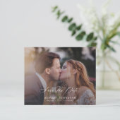 De de fotoelegante manuscriptbruiloft van de begro (Staand voorkant)