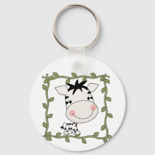 De de Gestreepte T-shirts en Giften van het baby Sleutelhanger